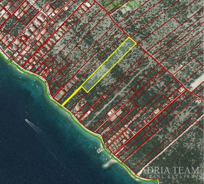 POZEMOK ZÓNA T2, PRVÝ RAD PRI MORI, PAG - KOLAN