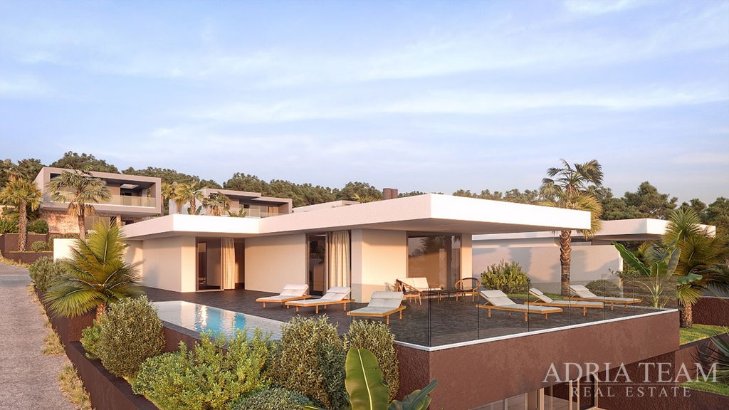 VILA S BAZÉNOM A VÝHĽADOM NA MORE - STARA NOVALJA