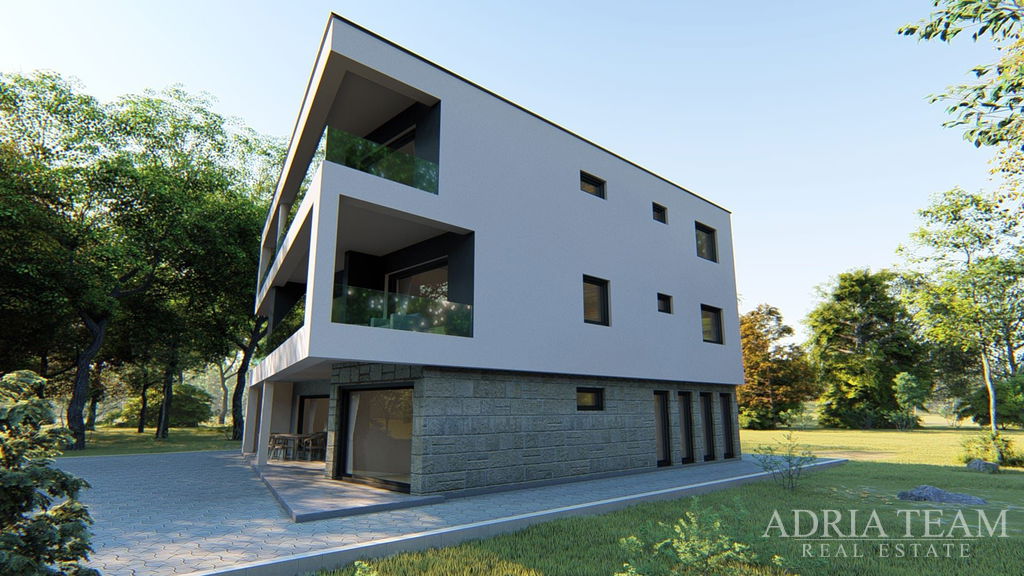 LUXUSNÝ APARTMÁN V PRVOM RADE PRI MORI – JUŽNÁ STRANA OSTROVA VIR