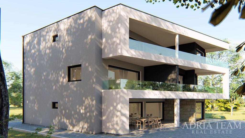 LUXUSNÝ APARTMÁN V PRVOM RADE PRI MORI – JUŽNÁ STRANA OSTROVA VIR