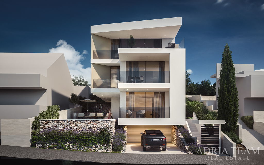 PLNE VYBAVENÁ VILLA 100m OD MORA, KRÁSNY VÝHĽAD, ŠPIČKOVÝ DIZAJN - ROGOZNICA