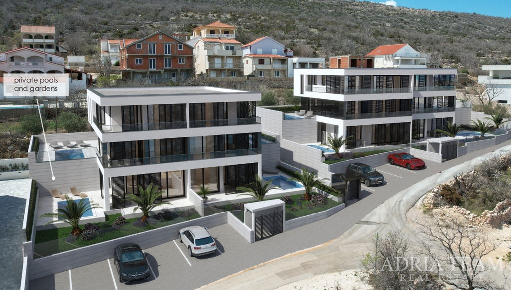 APARTMÁN S VÝHĽADOM NA MORE A HORY - VINJERAC