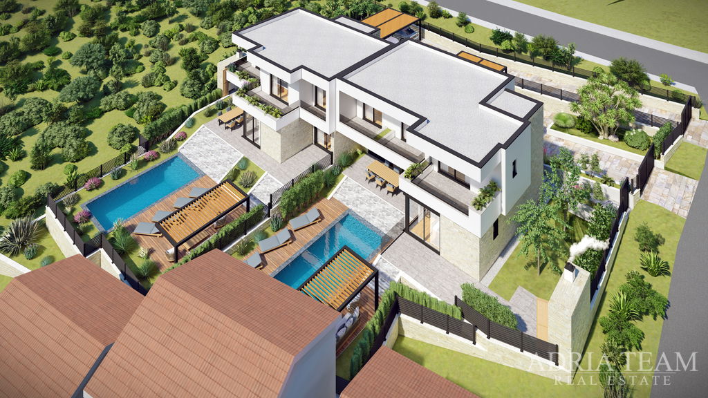 STAVEBNÝ POZEMOK S POVOLENÍM NA DVE VILY S BAZÉNOM, TOP LOKALITA – RTINA, RAŽANAC