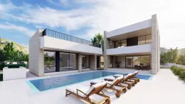 LUXUSNÁ VILA, NOVOSTAVBA S VÝHĽADOM NA MORE – RADOVIN nehnuteľnosť na predaj