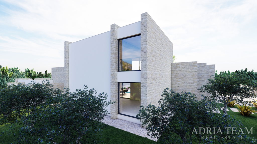 LUXUSNÁ VILA, NOVOSTAVBA S VÝHĽADOM NA MORE – RADOVIN