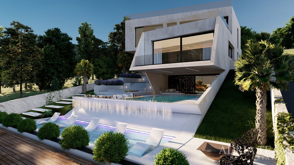 LUXUSNÁ JEDINEČNÁ VILA S BAZÉNOM A OTVORENÝM VÝHĽADOM NA MORE – STARIGRAD PAKLENICA