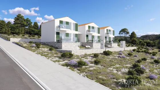 DOMY S BAZÉNOM, 80m OD MORA, NOVOSTAVBA - VLAŠIĆI, PAG nehnuteľnosť na predaj