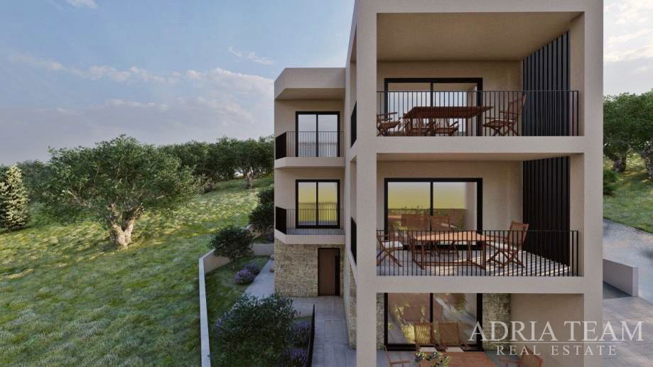 LUXUSNÝ BYT S VÝHĽADOM NA MORE A OSTROVY - PREKO, UGLJAN