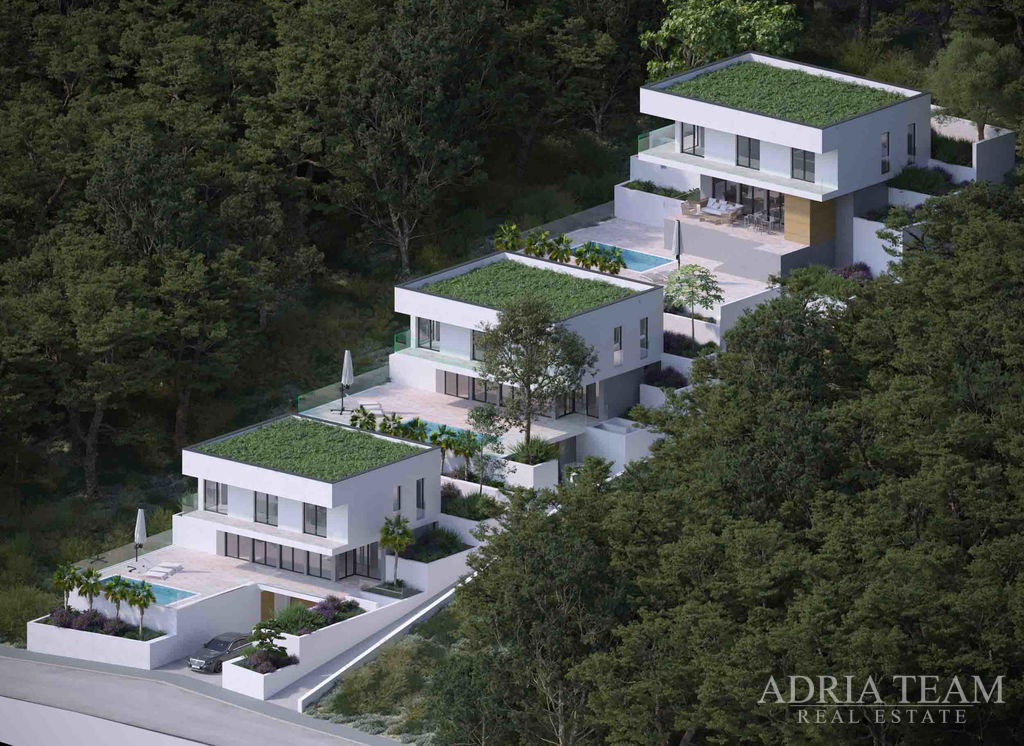 STAVEBNÝ POZEMOK 485m2 S PROJEKTOM VILLY - NOVIGRAD, ZADAR