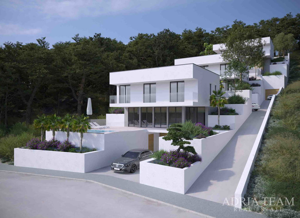 STAVEBNÝ POZEMOK 485m2 S PROJEKTOM VILLY - NOVIGRAD, ZADAR