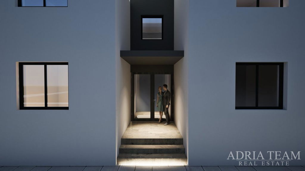 TROJIZBOVÝ APARTMÁN SO STREŠNOU TERASOU A VÝHĽADOM NA MORE – SUKOŠAN, ZADAR