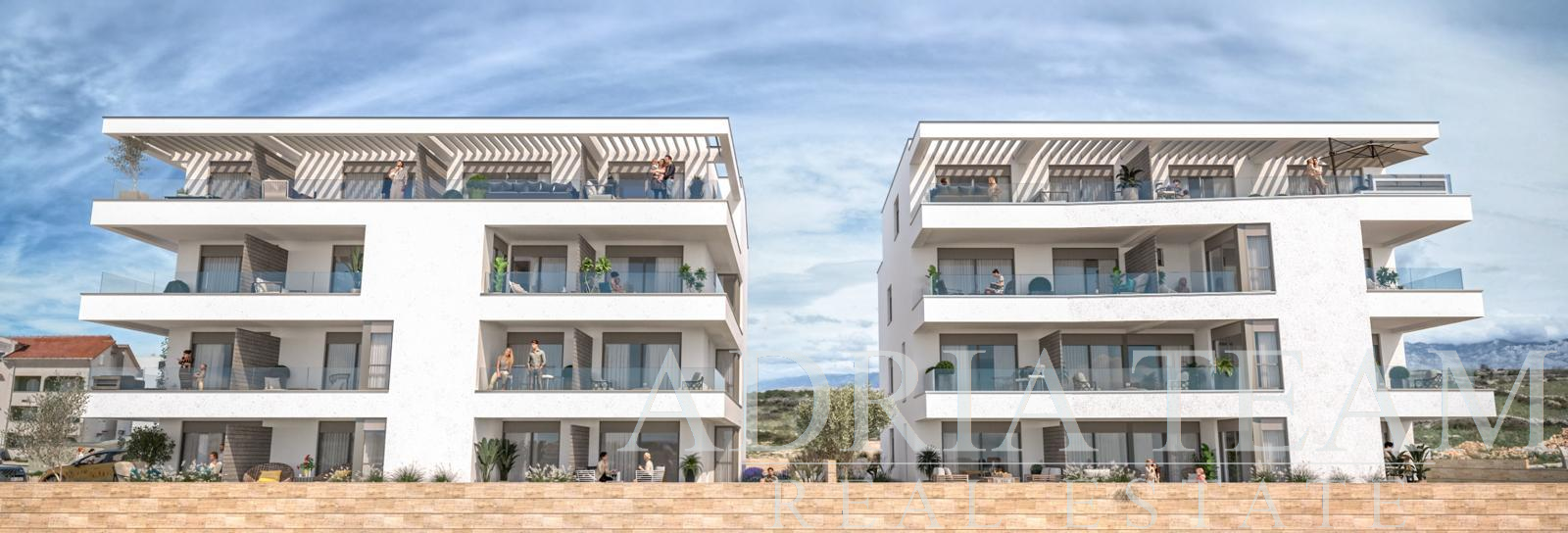 MODERNÁ NOVOSTAVBA 300m OD MORA – POVLJANA, PAG