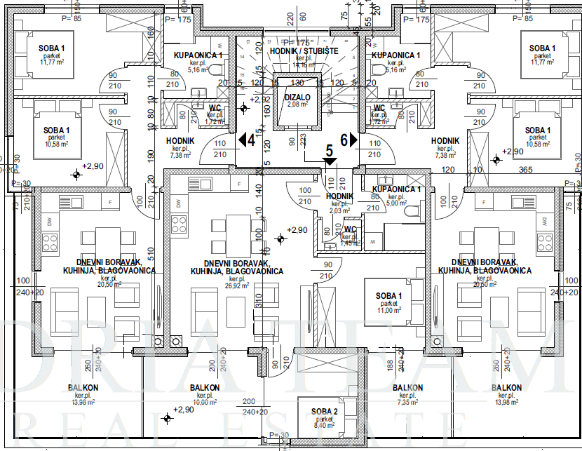 MODERNÁ NOVOSTAVBA 300m OD MORA – POVLJANA, PAG