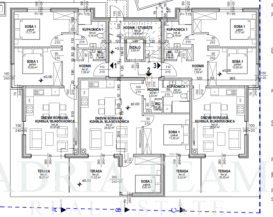 MODERNÁ NOVOSTAVBA 300m OD MORA – POVLJANA, PAG