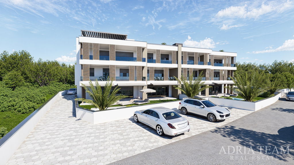 NÁDHERNÝ APARTMÁN, NOVOSTAVBA, PRVÝ RAD PRI MORI – ZATON