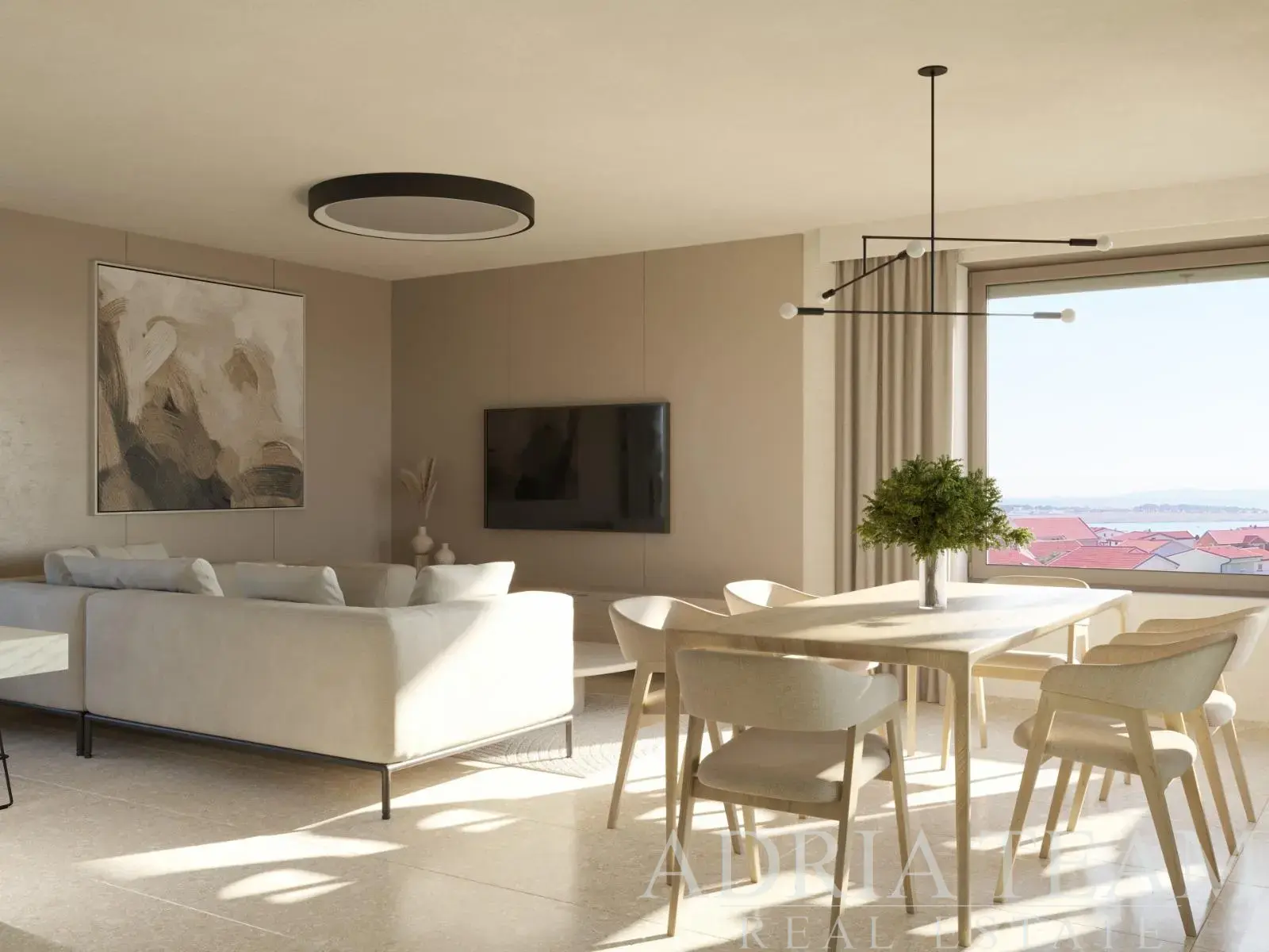 PENTHOUSE S NÁDHERNÝM VÝHĽADOM NA MORE – POVLJANA, PAG