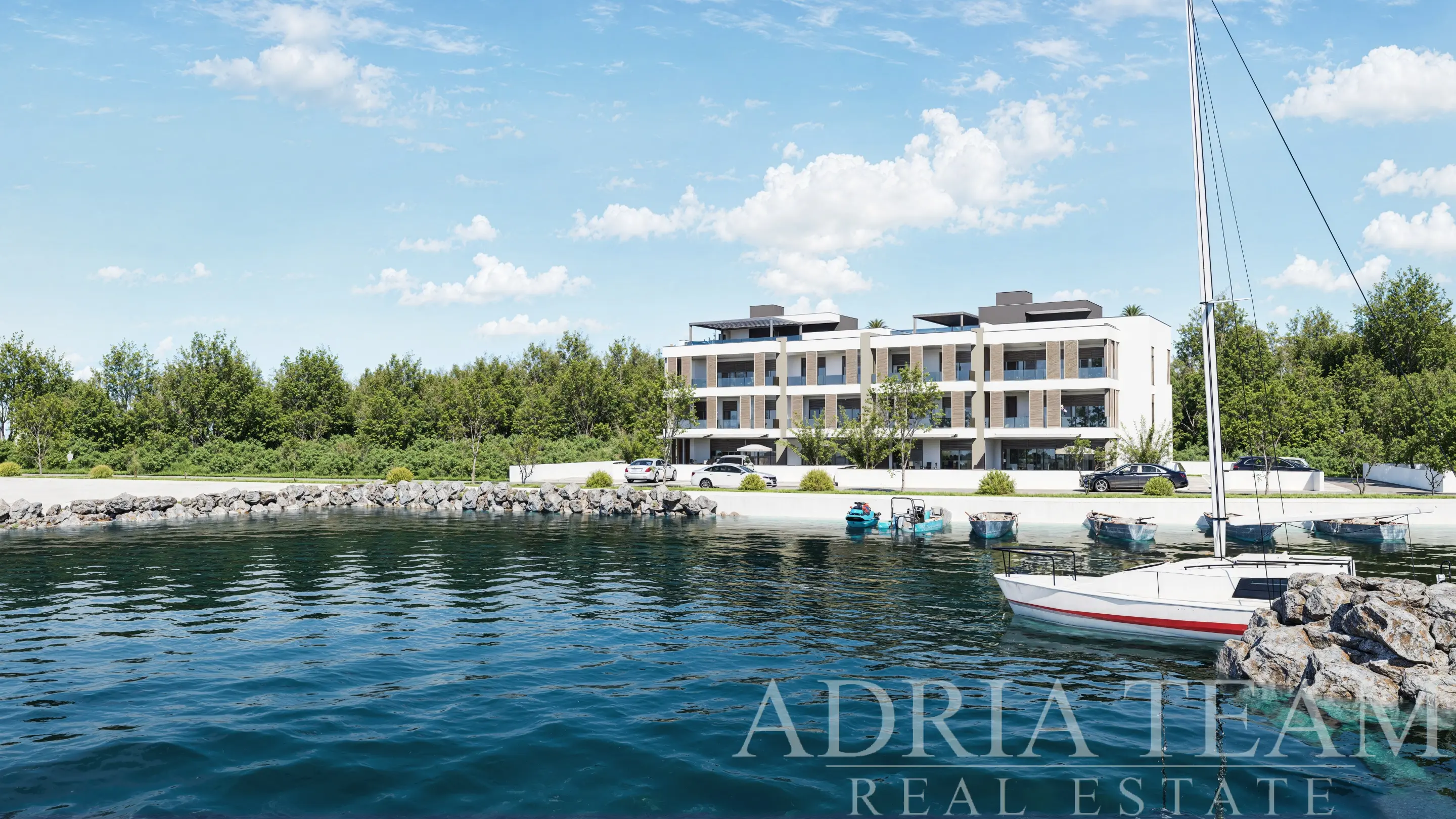 LUXUSNÝ APARTMÁN V PRVEJ RADE PRI MORI – ZATON, ZADAR