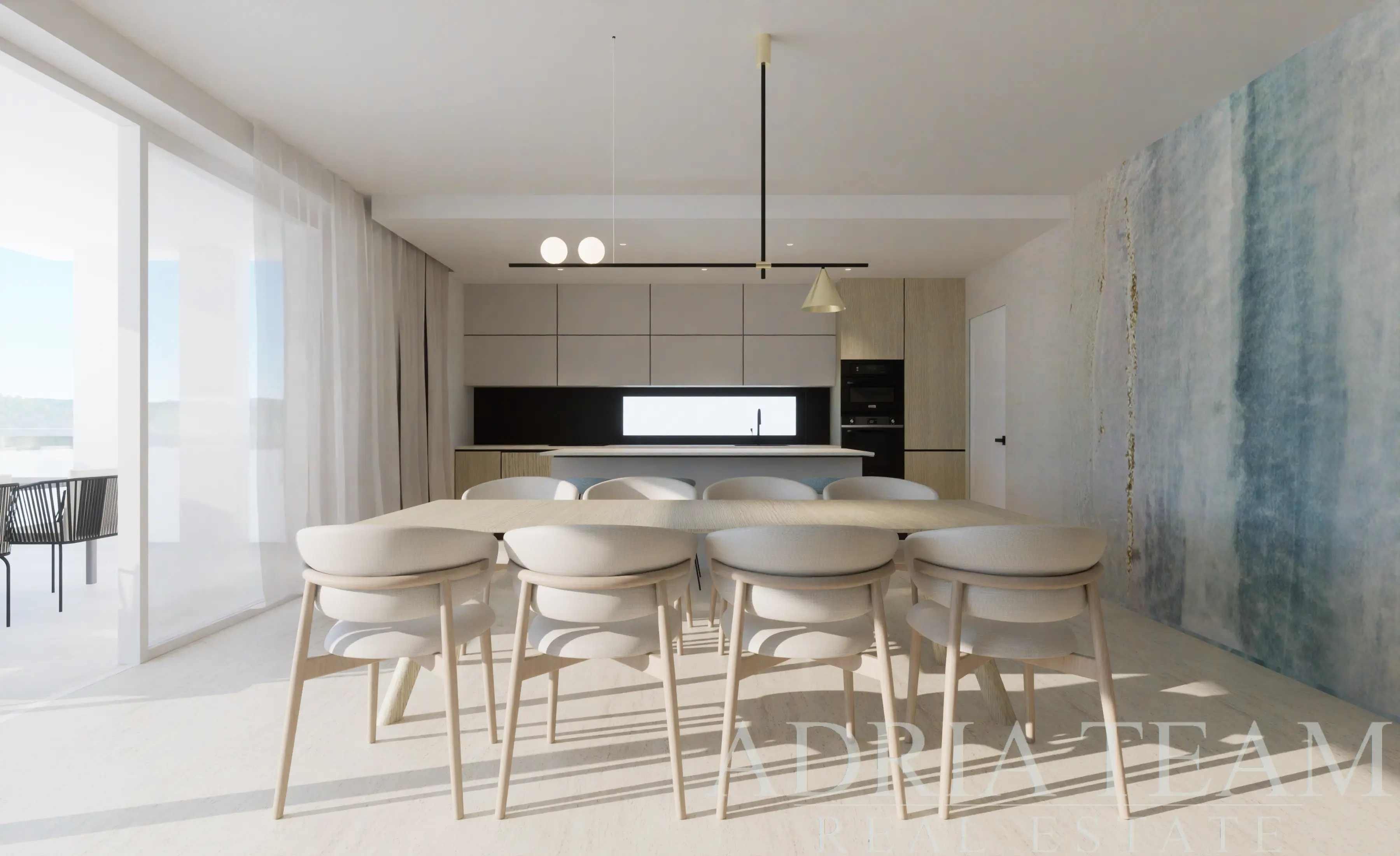 Luxusný penthouse so strešnou terasou – prvá rada pri mori – Zaton