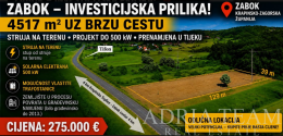 INVESTIČNÝ POZEMOK S POTENCIÁLOM – ZABOK nehnuteľnosť na predaj