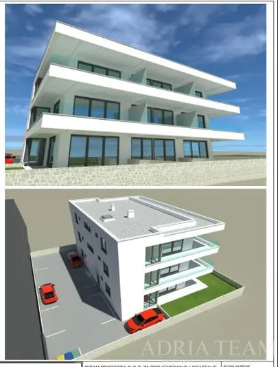 MODERNÝ TROJIZBOVÝ APARTMÁN S7 S PRIESTRANNÝM BALKÓNOM – POVLJANA, OSTROV PAG