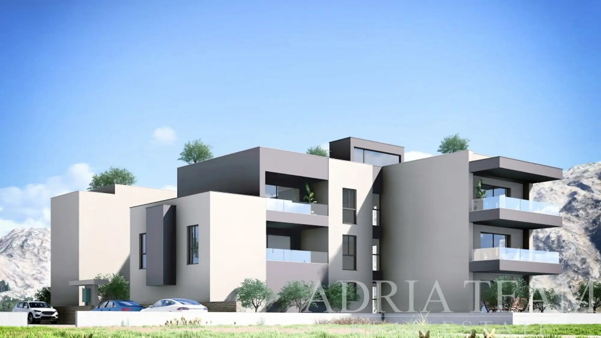 MODERNÝ TROJIZBOVÝ APARTMÁN SO SÚKROMNOU ZÁHRADOU A KRYTOU TERASOU V NOVOSTAVBE – PRIVLAKA, SABUNIKE
